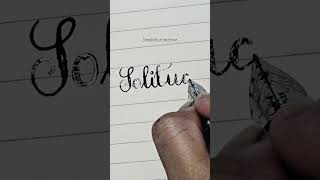 calligraphylettering flexpen art calligraphyloverwithcalligraphypen youtubeshorts [upl. by Ericksen]