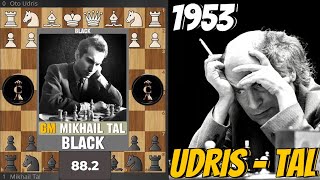 Chess Genius Tal Stuns Riga with Incredible Queen Sacrifice  Udris vs Tal  1953  Chess Infinity [upl. by Jacobs]