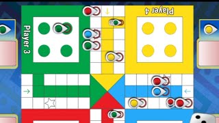 Ludo game in 4 players  Ludo king 4 players  Ludo gameplay 12 November 2023 [upl. by Sessler33]