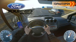 Ford Transit Connect 18TDCI 66kW 80 4K DRIVE POV  ENGINE ACCELERATION BRAKES🔸TopAutoPOV [upl. by Medeah761]