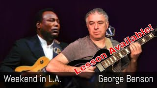 Weekend in LA  George Benson  solo jazz funk guitar  Jake Reichbart  lesson available [upl. by Qidas]