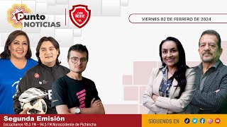 🔴 EnVivo  Punto Noticias 2da emisión 02022024 [upl. by Arzed710]