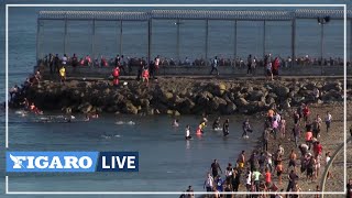 🔴 Espagne 6000 migrants arrivent du Maroc en 24h un record [upl. by Drehcir709]