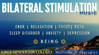 Bilateral Stimulation Music  EMDR  🎧 Listen with headphones  Begin [upl. by Eillom]