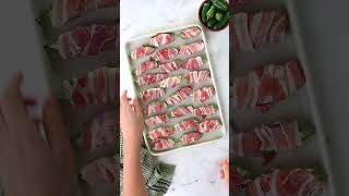 Bacon Wrapped Jalapeno Poppers Recipe [upl. by Ragnar]