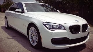 2014 BMW 750Li M Sport Sedan Full REVIEW Start Up Exhaust [upl. by Auberbach]