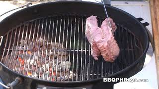 How to BBQ Grill Corned Beef Brisket  Recipe [upl. by Edorej]