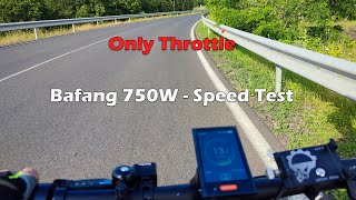 Bafang 750W Speed Test [upl. by Orlena]