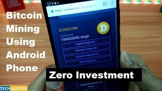 Bitcoin Mining Using Android Phone   Easiest and Safest Method [upl. by Anertak32]