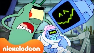 Plankton and Karen Become Parents 🍼  SpongeBob SquarePants  Nickelodeon UK [upl. by Ennahtebazile]