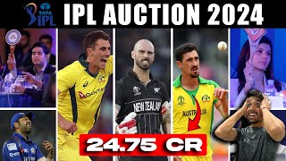 STARC SOLD FOR 2475CR😍 Most Expensive Player in IPL🏏 Cricket Cardio is LIVE [upl. by Osyth]