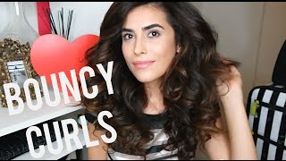 How to Create BIG Bouncy Curls Easy [upl. by Ahcorb]