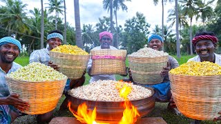 POPCORN  Spicy Butter Popcorn Recipe Cooking In Village  Home Made Easy Popcorn Snack Recipe [upl. by Samid646]