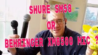 Behringer Xm8500 VS Shure SM58 Microphone [upl. by Tamas]