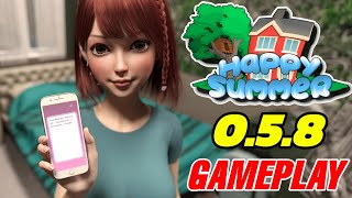 Happy Summer 058 Gameplay Walkthrough  Happy Summer New Update  2024 [upl. by Meehahs104]