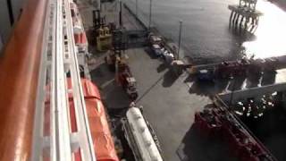 Carnival Splendor Cruise Part 2 How Luggage is Transferred to the Ship [upl. by Solorac189]