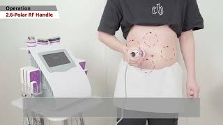 How To Use 6 In 1 Unoisetion Cavitation Machine Lipo Laser 5MW Diode Laser Weight Loss [upl. by Nomelc988]