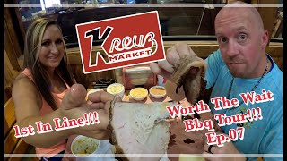 Ep07  1st In Line At Kreuz Market Bbq Worth The Wait Bbq Tour [upl. by Albie428]