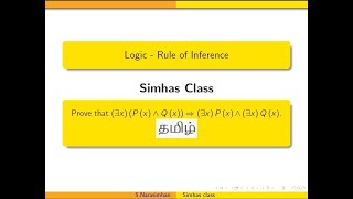 MA3354Discrete Mathematics  Predicate Calculus  Problem 1 [upl. by Deeraf]