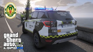 LSPDFR ATGC  DÍA DE NIEBLA UN HOMBRE MUERTO EN SU COCHE [upl. by Galvin282]