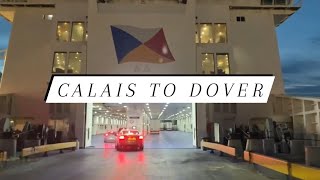 How to travel from Calais to Dover  PampO Ferries  Pride of Kentpost brexit [upl. by Neros]