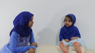 😘🥰Cutie Fatima is reciting Surah AlMasad with Maryam Masud [upl. by Nisay916]