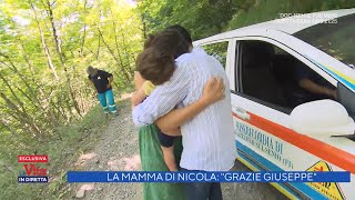 Labbraccio commosso della mamma di Nicola a Giuseppe Di Tommaso  La Vita in diretta 247062021 [upl. by Strader453]