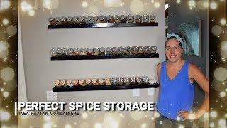 IKEA SPICE RACK  IKEA HACKS RAJTAN [upl. by Enyawud]