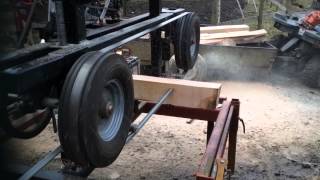 Home made saw mill [upl. by Noseyt]