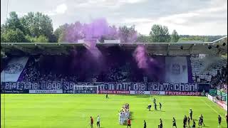 Aue gegen Gladbach Choreo  DFB Pokal [upl. by Ydur]