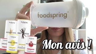 MON AVIS SUR LES PRODUITS FOODSPRING [upl. by Falconer366]