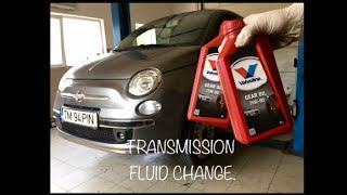 Fiat 500 12 Gearbox Transmission Oil Change [upl. by Agnew661]