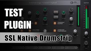 SSL Native Drum Strip 2  PlugIn Review [upl. by Akahs]