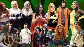 Connecticut ComicCONN Cosplay Interview Card Game 2015 Part 2 [upl. by Nivlag]