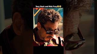 Tony meets Nick Fury and agent Romanoff 😊🤣 Iron man 🔥🥶shorts ytshorts marvel [upl. by Ydnam]