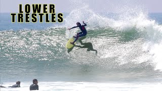 Insane Trestles Surf Session Raw Clips [upl. by Mechelle178]