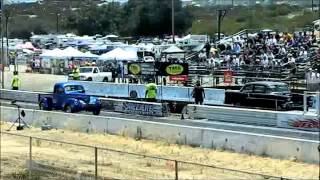 1940 Willys Gasser Drag Racing Barona Drag Strip 7272013 [upl. by Marcello]