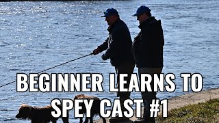 New Salmon Angler Learns to Spey Cast  Part One [upl. by Ahsenak]