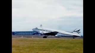 Allegheny Airlines DC3 Takeoff at Jamestown NY JHW [upl. by Thordia258]