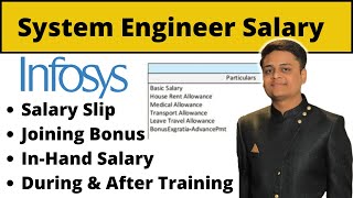 Infosys System Engineer Salary 2023 Infosys Inhand Salary for Freshers 2023 Infosys SE Role Salary [upl. by Bick]