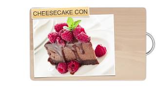 Cheesecake con Philadelphia Nutella e fragole tutorial [upl. by Ihdin]