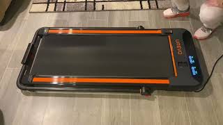 Full Demo of the Urevo treadmill Perfect for small spaces [upl. by Aicella]