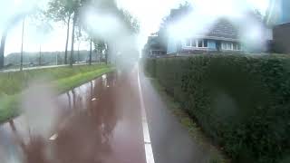 regen video vanuit delft fietsen hier op YouTube kanaal eomab abjm [upl. by Aloysia]