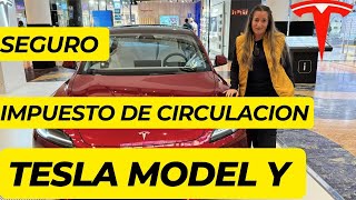 INCREIBLE SEGURO IMPUESTO CIRCULACION TESLA MODEL Y [upl. by Marcello]