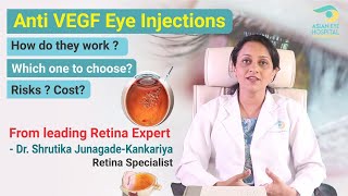 AntiVEGF Eye Injections  Why  For which patients  Cost  Risks   Dr Shrutika Kankariya [upl. by Silvain]