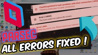 Parsec all errors fixed while connecting a GPU RDP  Parsec problem resolved for Cloud Gaming PC [upl. by Abercromby664]