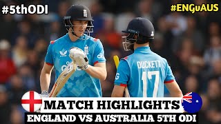 England vs Australia 5th ODI Highlights 2024  ENG vs AUS 2024  ENG vs AUS 5th ODI Highlights 2024 [upl. by Fleming]