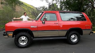 The Dodge Ramcharger Is How SUVs Used to Be [upl. by Anilahs]