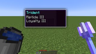 what if i enchant same trident with Loyalty 3 and Riptide 3 enchantments [upl. by Norling]