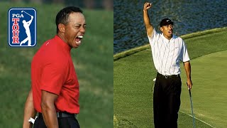 Tiger Woods craziest putts of his career [upl. by Perla]